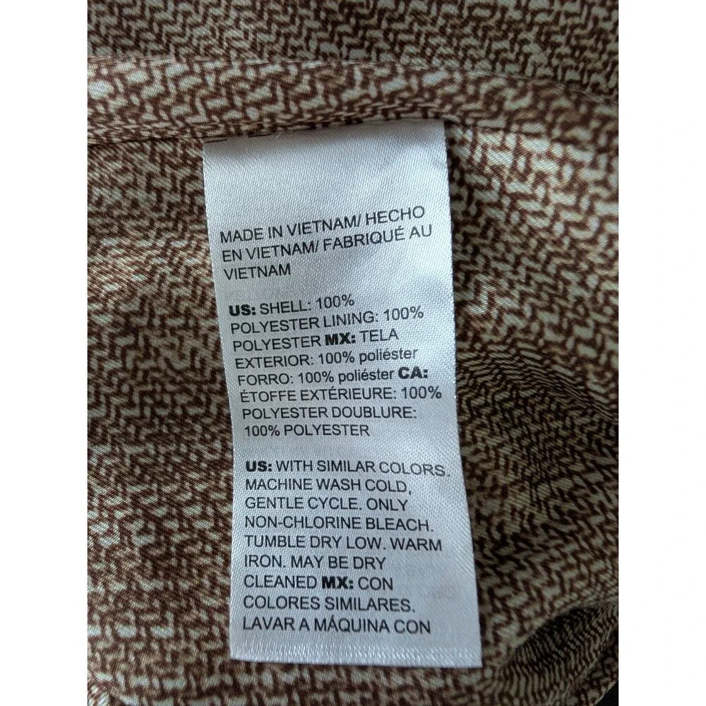 Chicos Satin Duster Kimono Cardigan Size 1 Medium